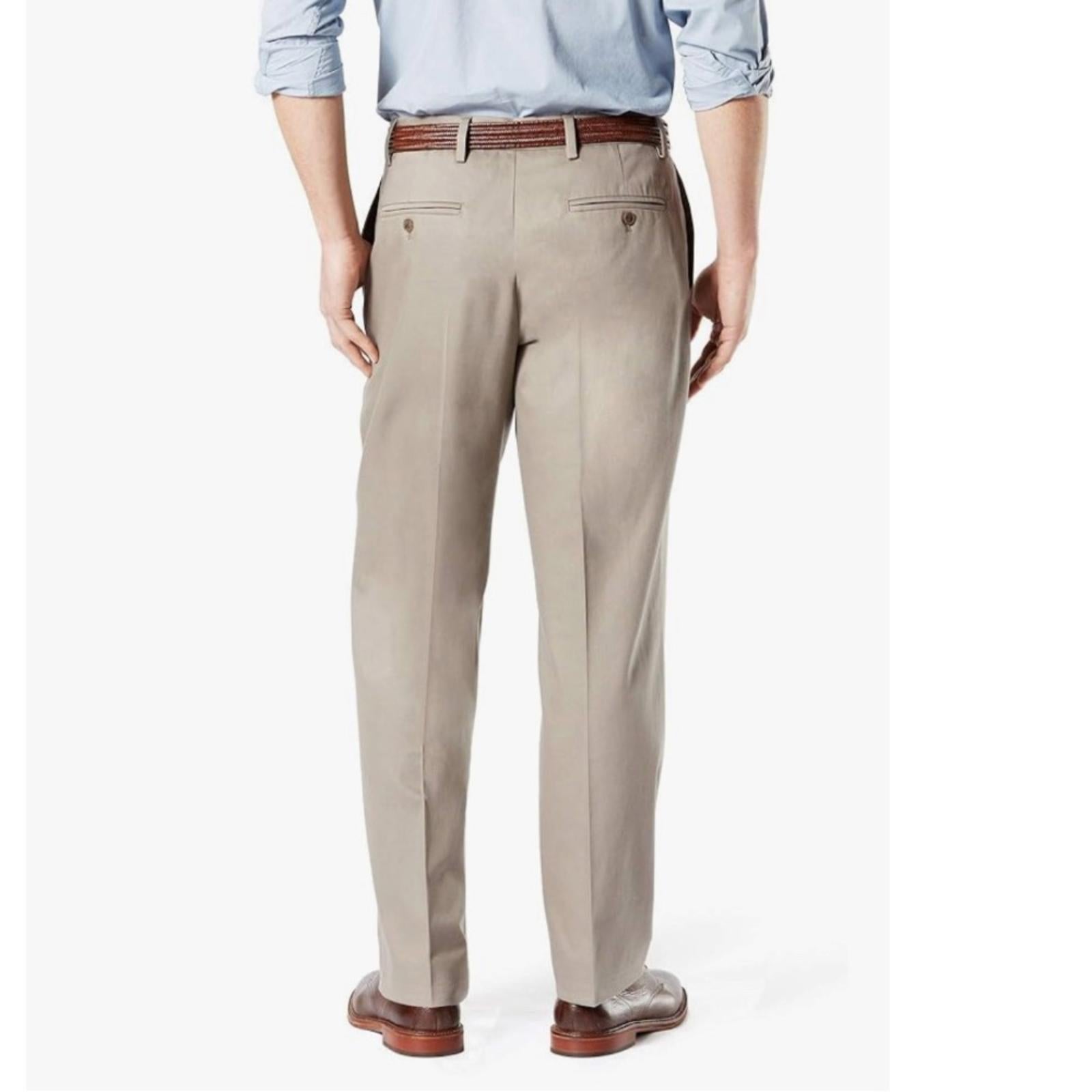 Dockers Classic Fit Signature Khaki Lux Cotton Stretch Pants, NWT, Size 34 X 34