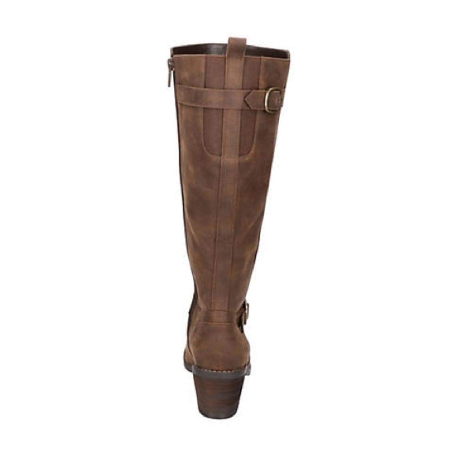Bella Vita Baina Block Heel Tall Boots in Brown, Size 11 New in Box
