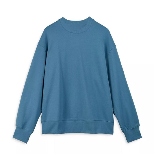 Y-3 Crewneck Sweatshirt in Altered Blue, Organic Cotton Size S New with Tag