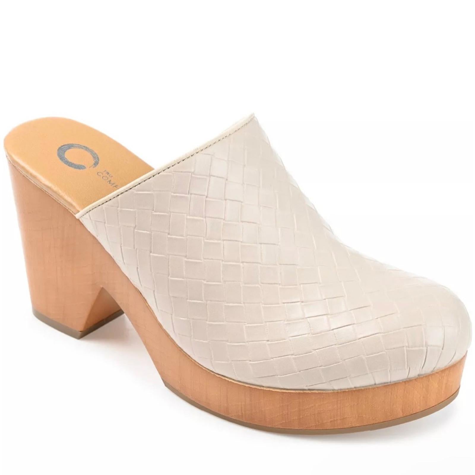 Journée Collection Women's Kelsy Woven Clogs, Size 11 New without Box