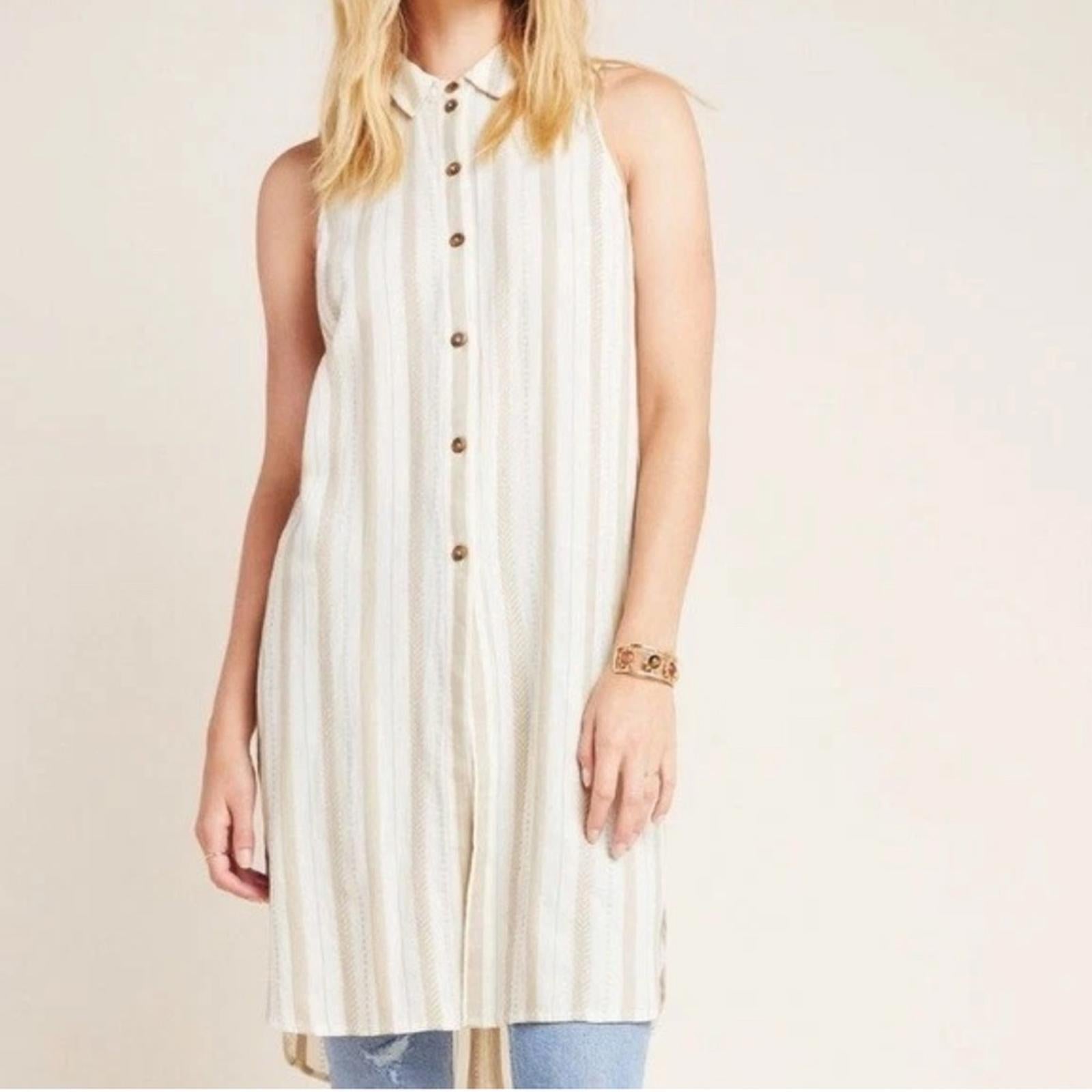 Anthropologie Delphine Textured Tunic Dress, NWT, Size XS