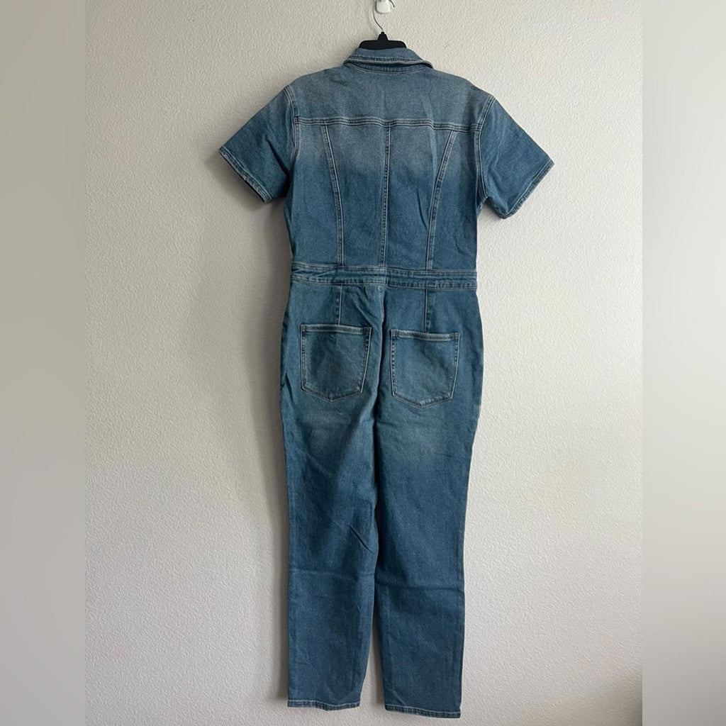 Good American Fit For Success Jumpsuit in Blue, NWT, Size 4 (XL)