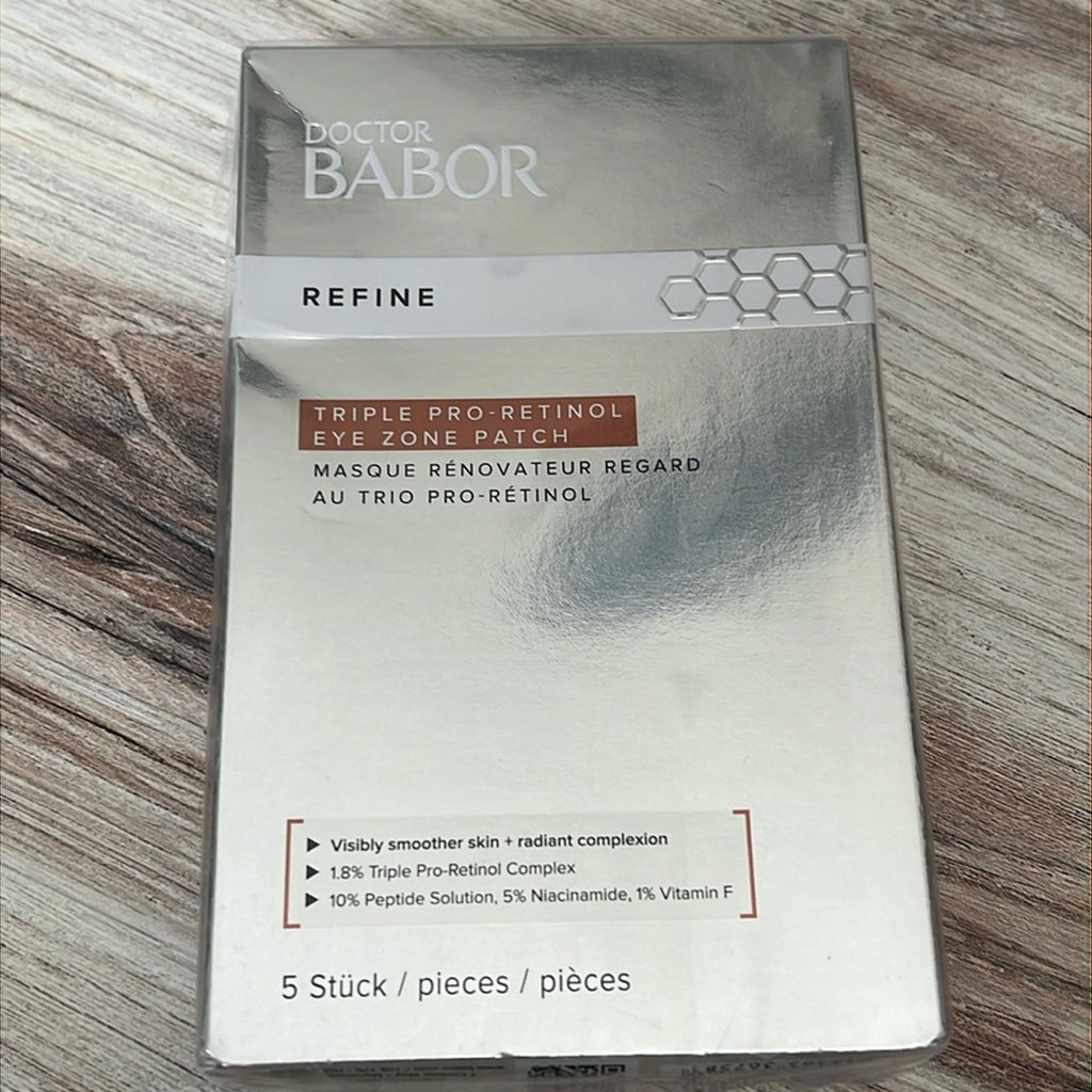 BABOR 5-Piece Triple Pro-Retinol Renewal Eye Zone Patch - NEW in Box & SEALED