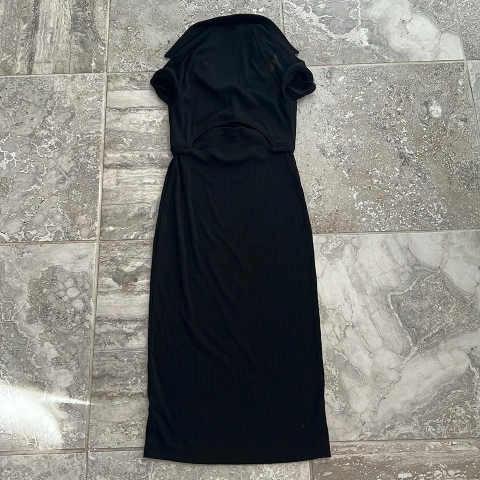 Helmut Lang x Revolve Back-Cut Out Cardigan Dress in Black, NWT, Size S