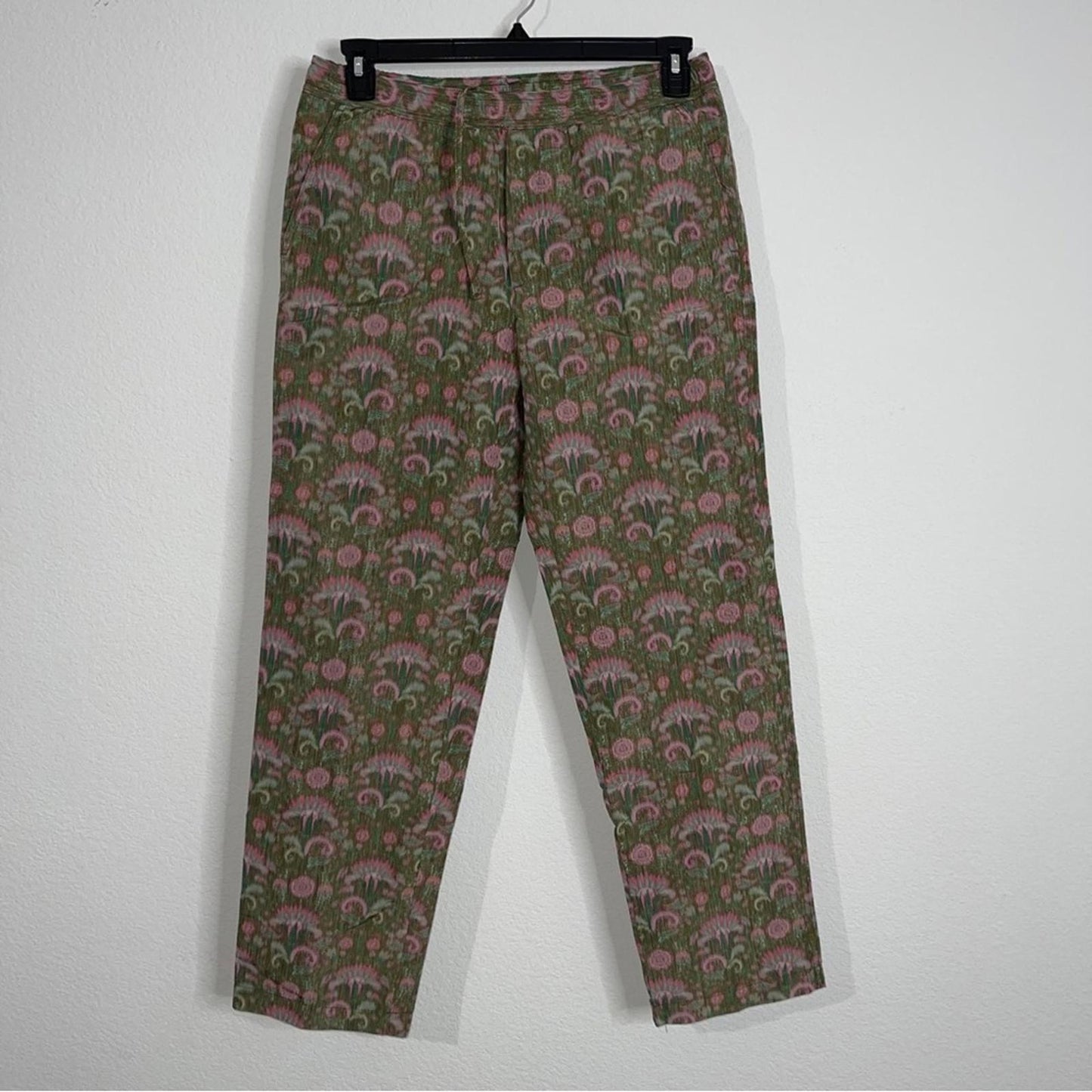 Soulland Men's Erich Drawstring Pants in Green Multi, Size S New w/Tag