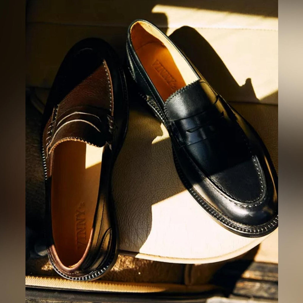 Vinny’s Townee Penny Loafers in Brown, Men's Size 40 New in Box