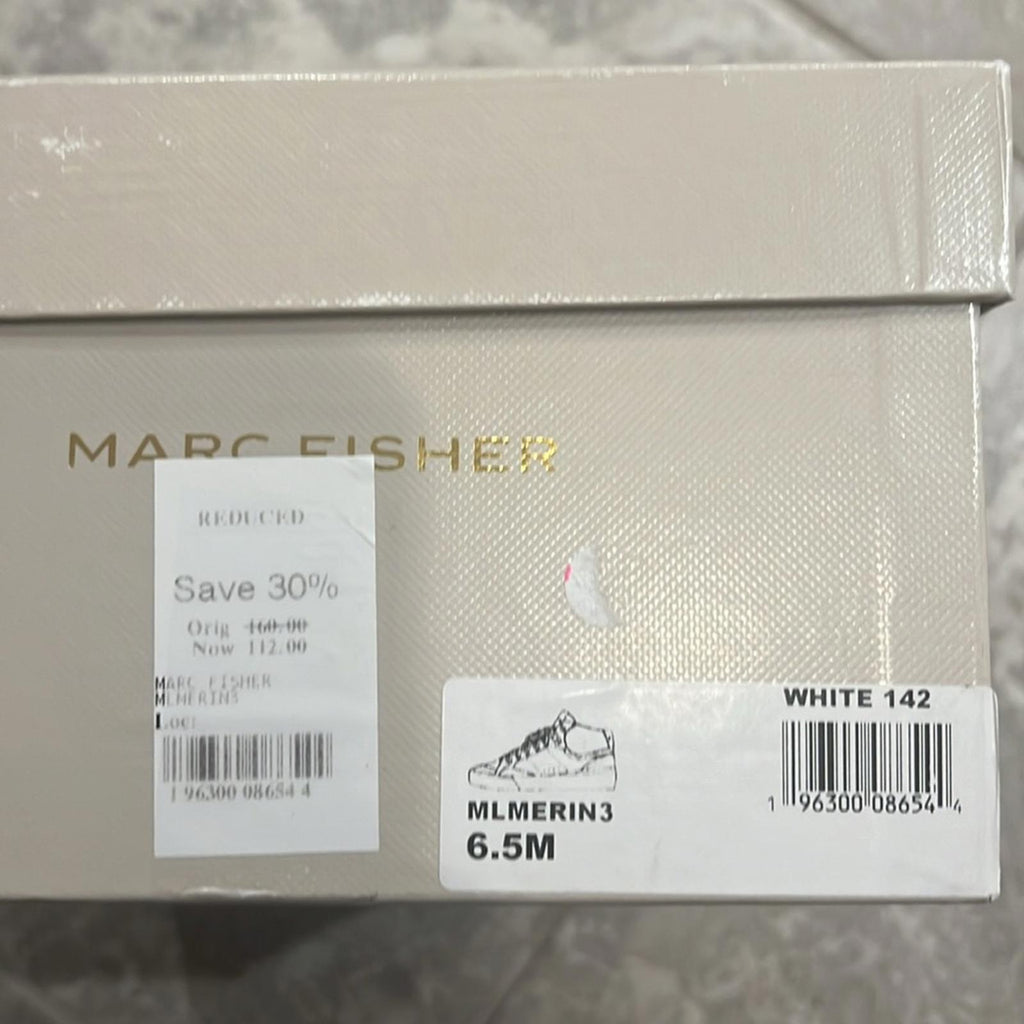 Marc Fisher LTD Merin 3 High Top Sneakers in White, Size 6.5 New in Box $160
