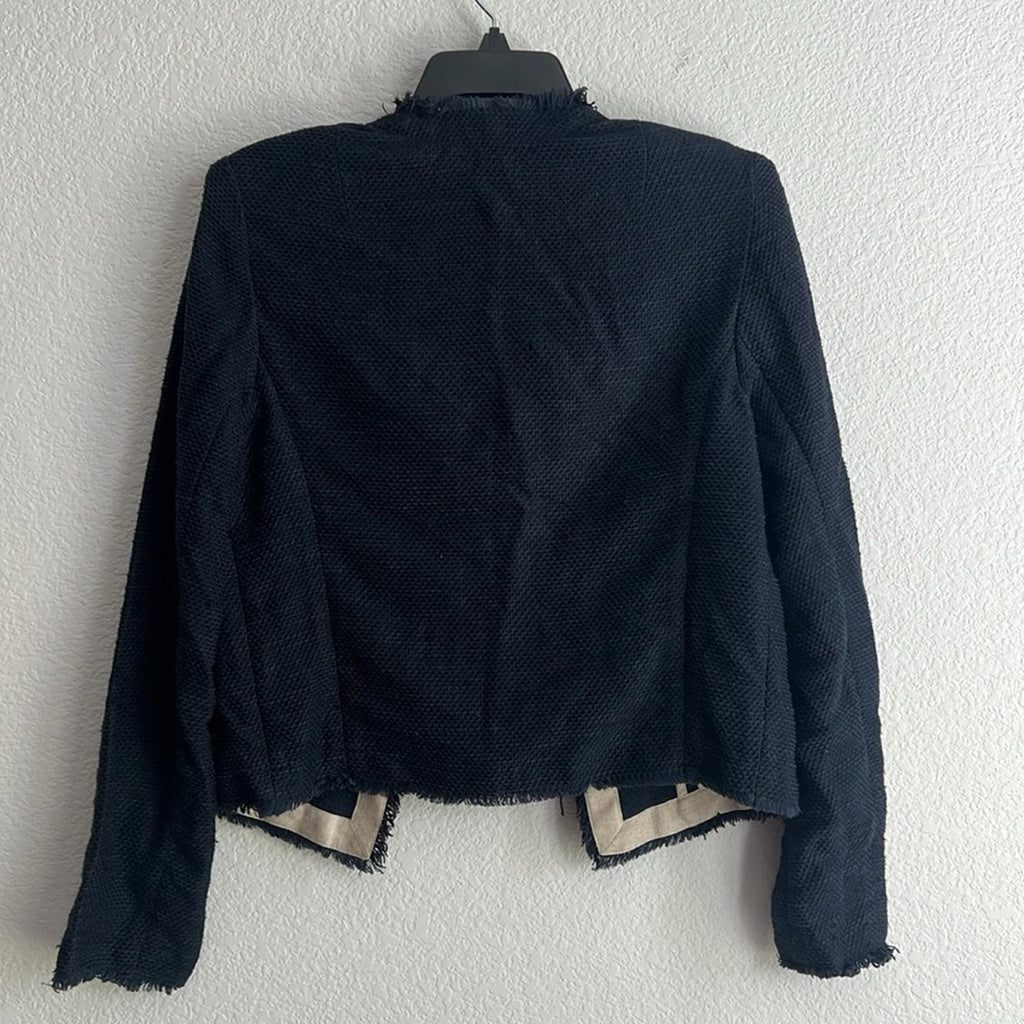 L'Agence Angelina Fringe Trim Blazer, NWT, Size 4