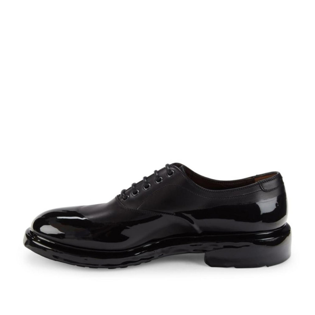 Salvatore Ferragamo Dipped Leather Oxford Shoes Size 9 EEE NEW in Box + DustBag
