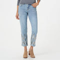 LOGO Grey Smoke Regular Straight-Leg Boyfriend Jeans, Plus Size 28 New w/Tag