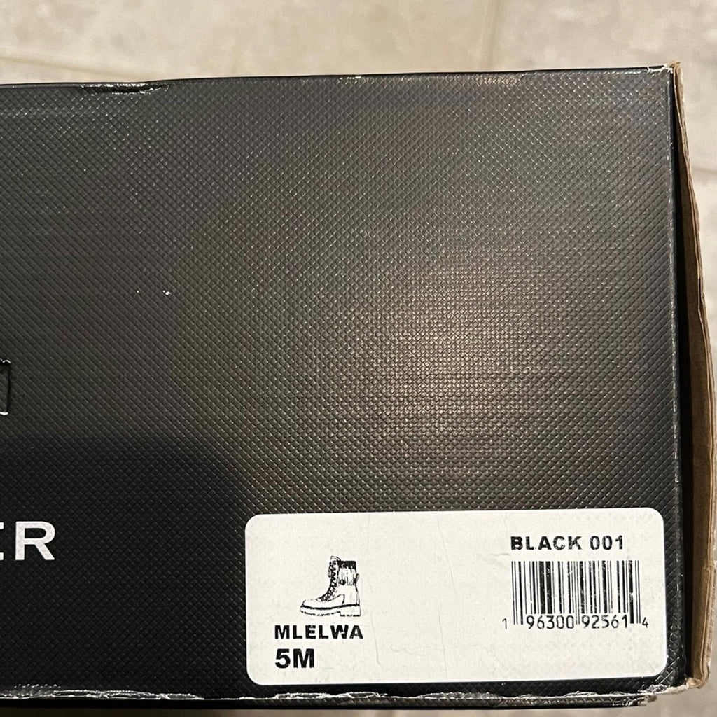 Marc Fisher LTD Combat Lace-up Boots, Black Size 5M New in Box Retail $259