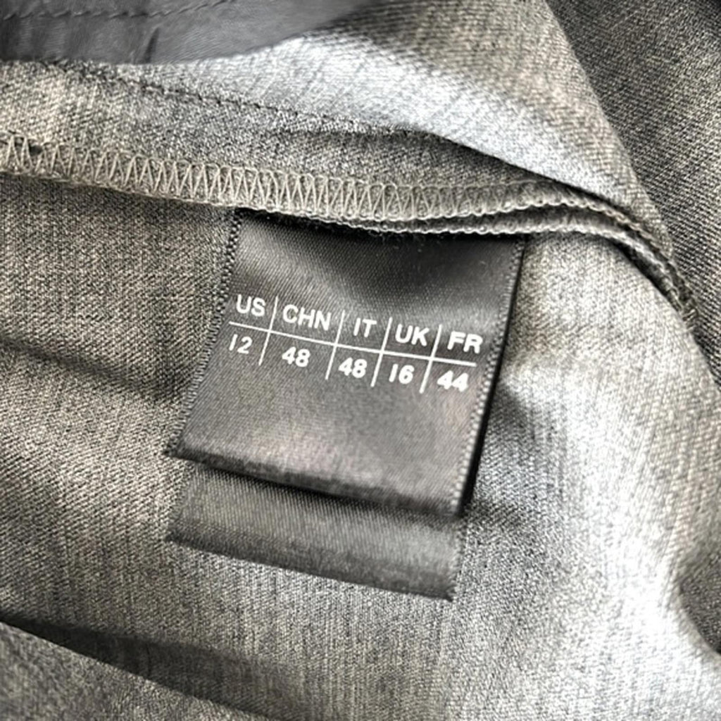 NEW Lafayette 148 NY Irving Straight Leg Dress Pants Grey, Size 12 NWOT $598