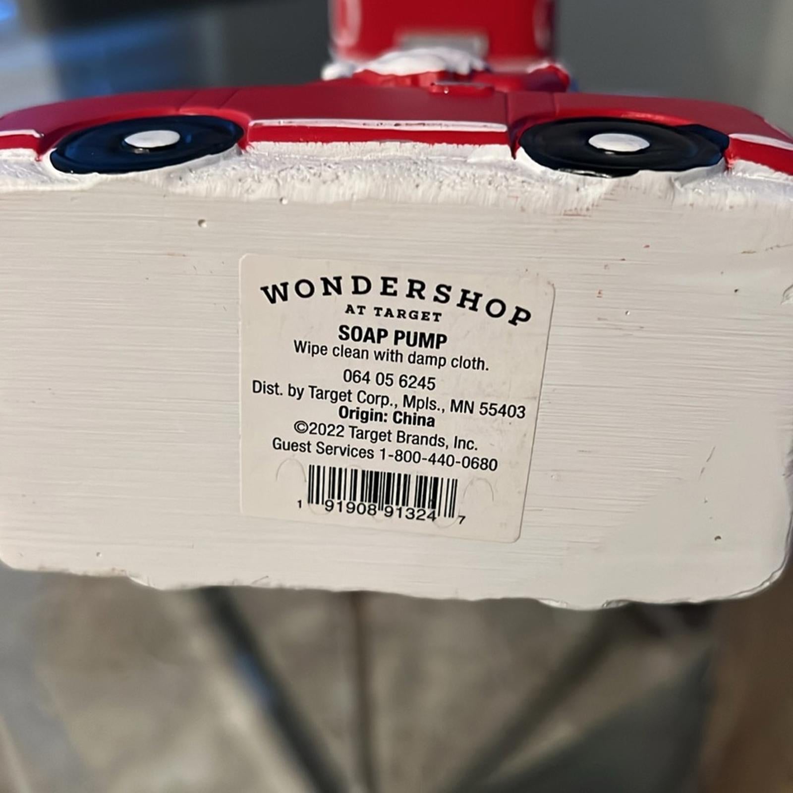 NEW Wondershop Santa Car Christmas Soap Pump, New w/Tag