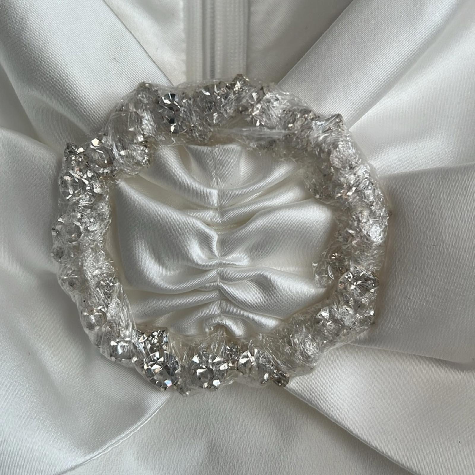 GiGii’s Luminary Reflection June Dress w/Swarovski Stone Details, White XS NWT