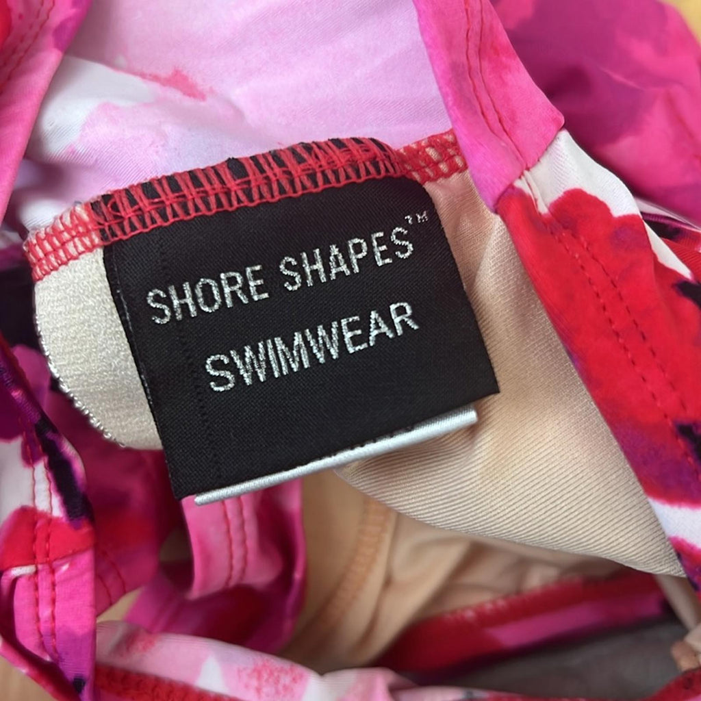 Shore Shapes One-Piece 2-in-1 Swimwear in Pink Purple, Size 12
