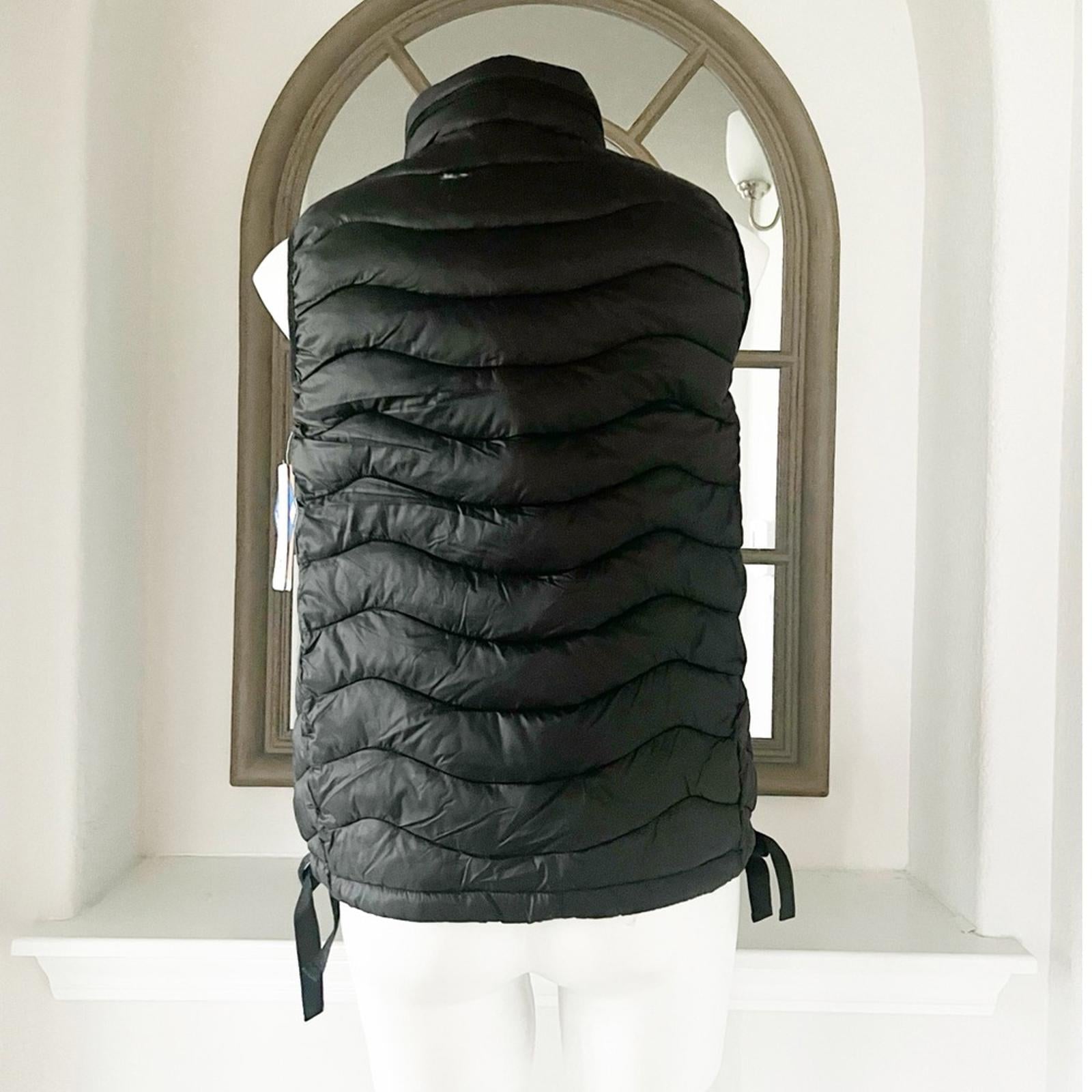 Bernardo Puffer Vest, Black Size S New w/Tag