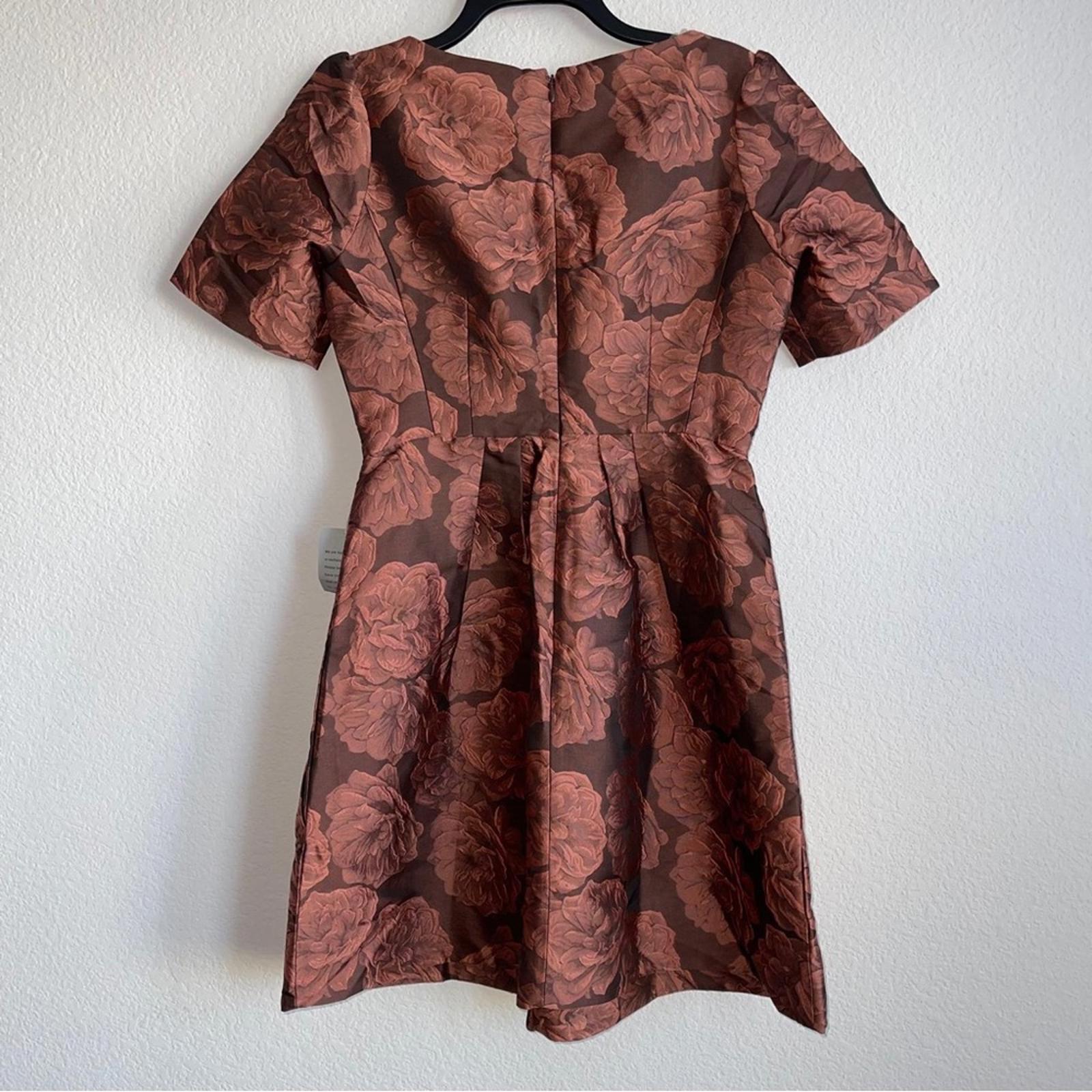 Gal Meets Glam Ingrid Jacquard Fit & Flare Dress, Size 2 New w/Tag