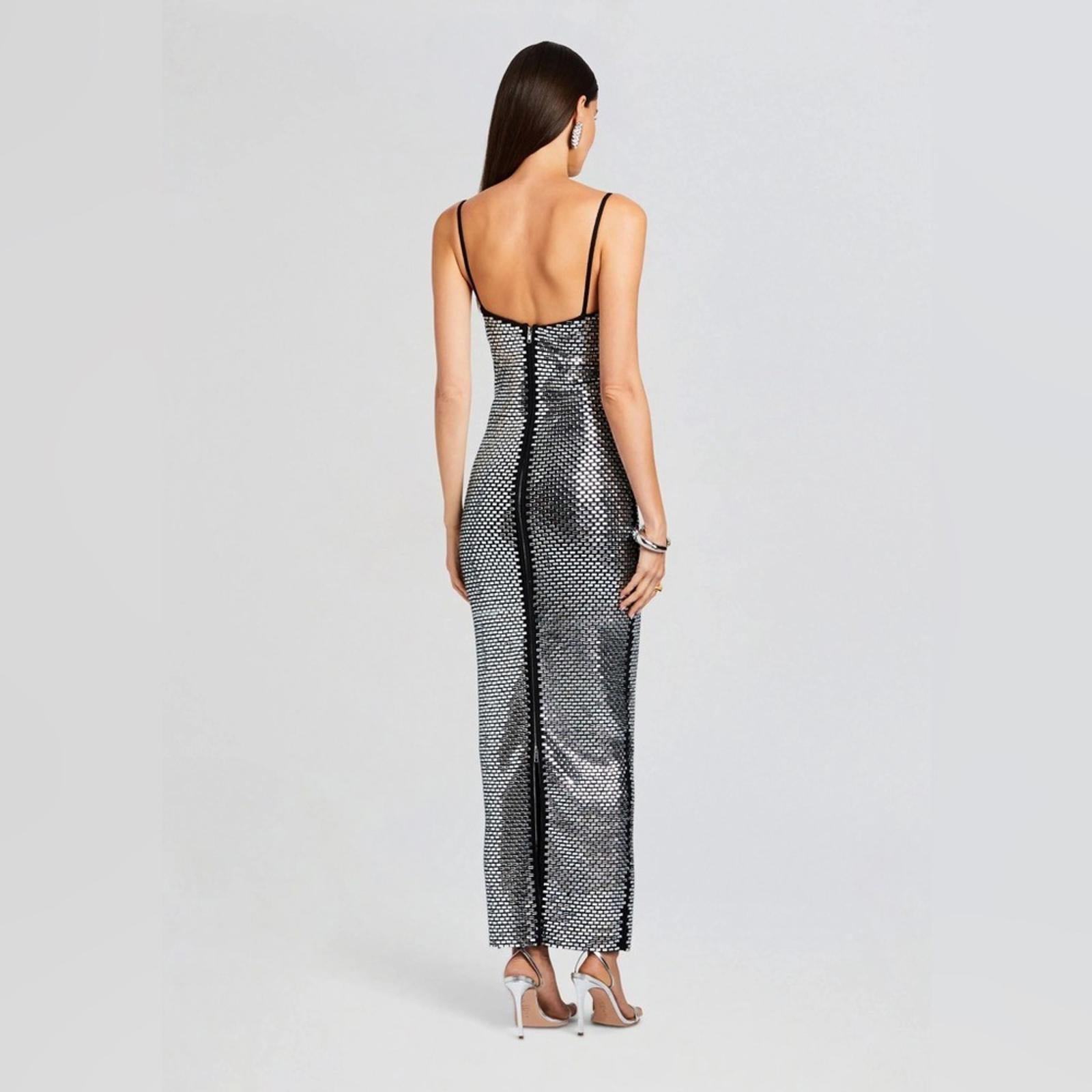 Retrofete Kyree Embellished Knit Dress, Black Size S New with Tag