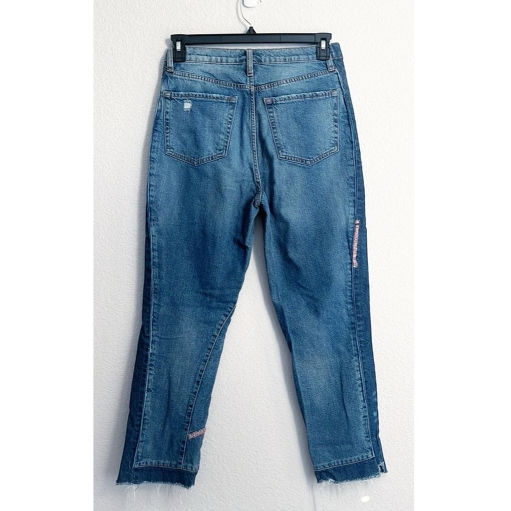 Ella Moss Blue Cropped Ankle Jeans, Size 29