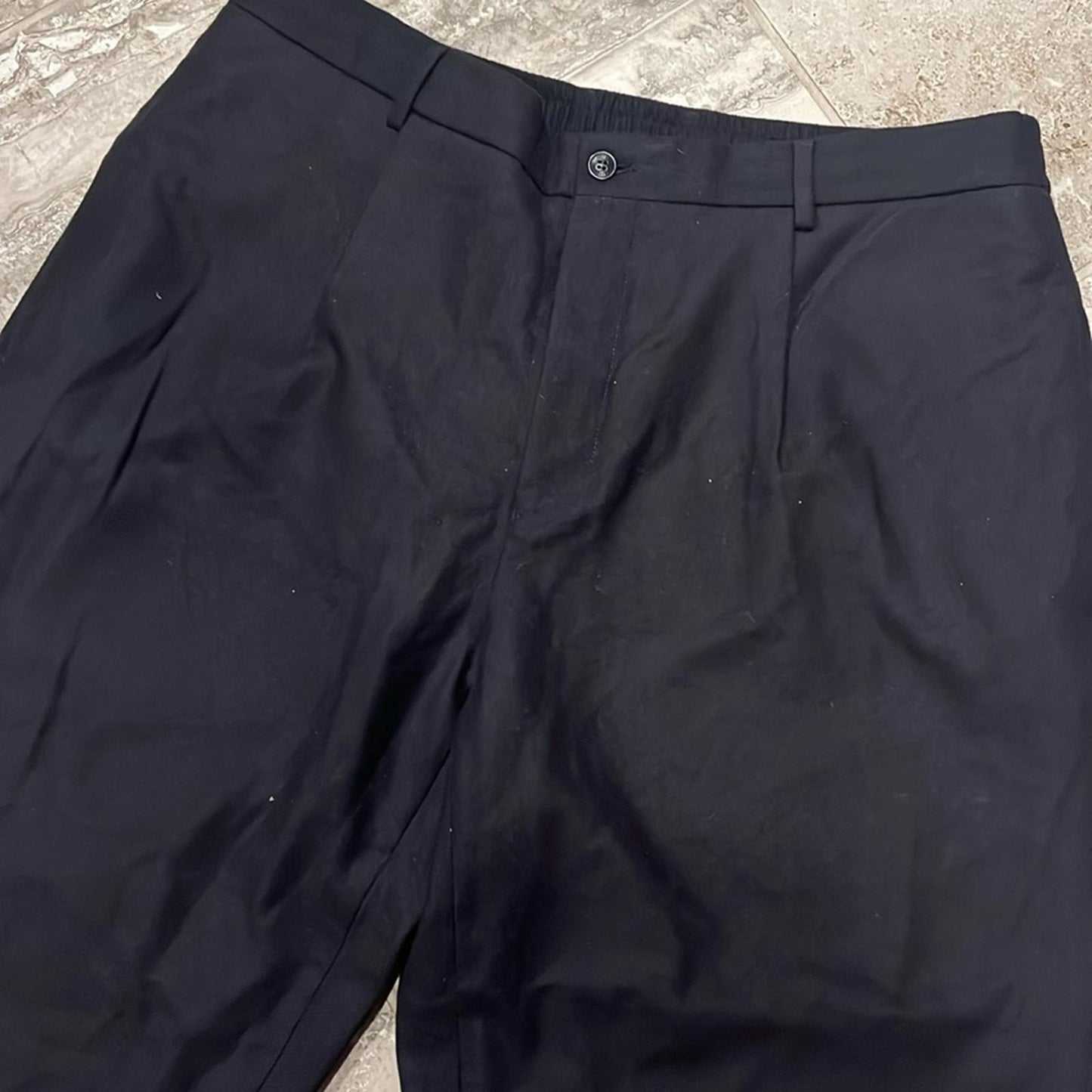Ted Baker Scout Franklin Fit Wool Blend Trousers in Navy Size Waist 40R NWT $225