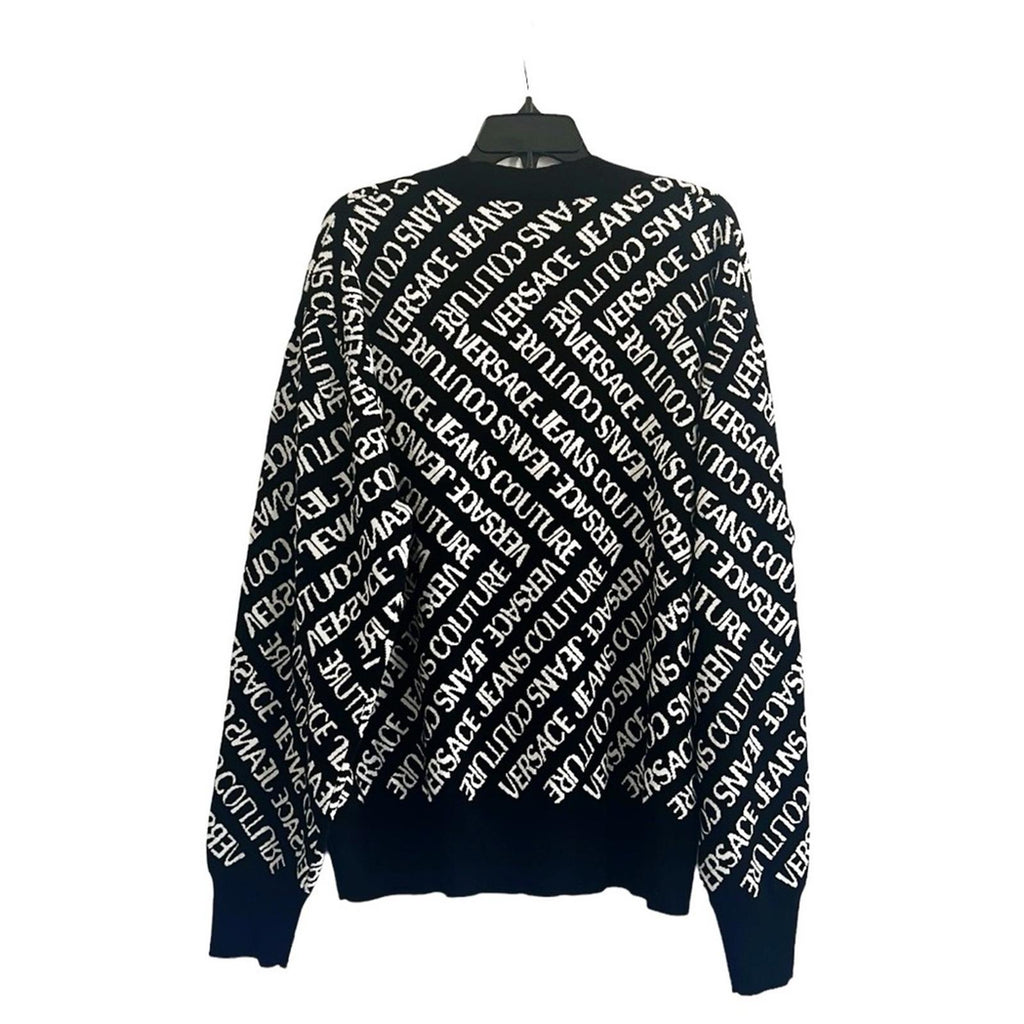 Versace Jeans Couture Crewneck Sweater in Black/White Size XXL New w/Tag
