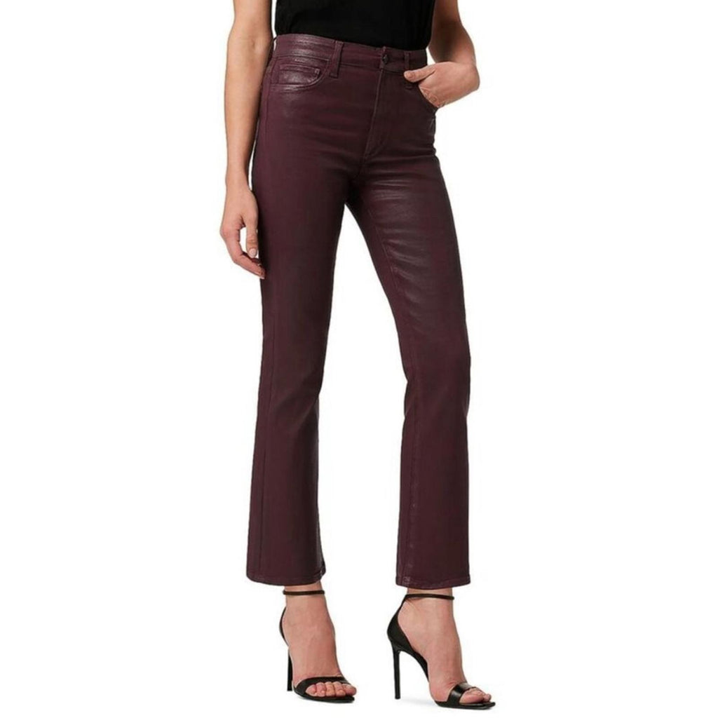 Joe’s Jeans The Callie Red Coated High-Rise Bootcut Jeans, Size 26 NEW $198