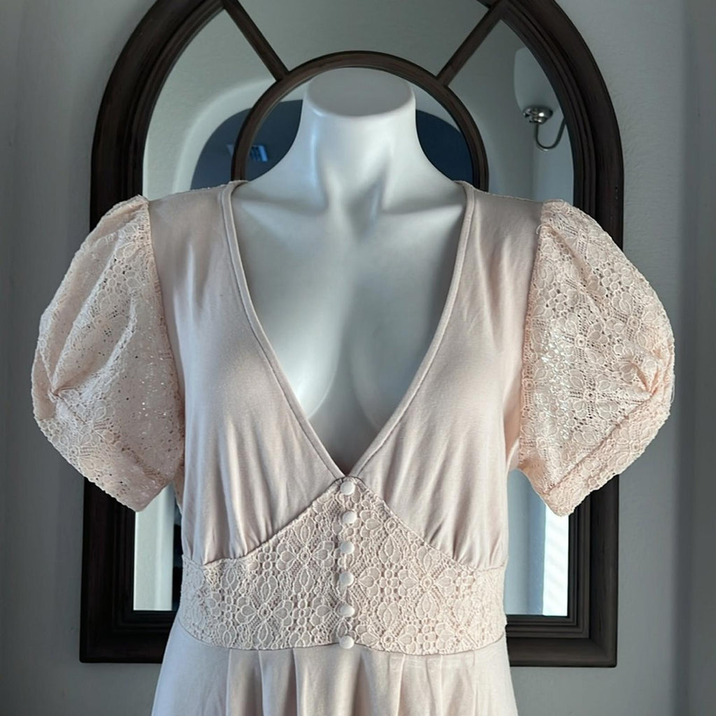 Betsey Johnson Mosaic Lace Midi Dress, Size XL New w/Tag