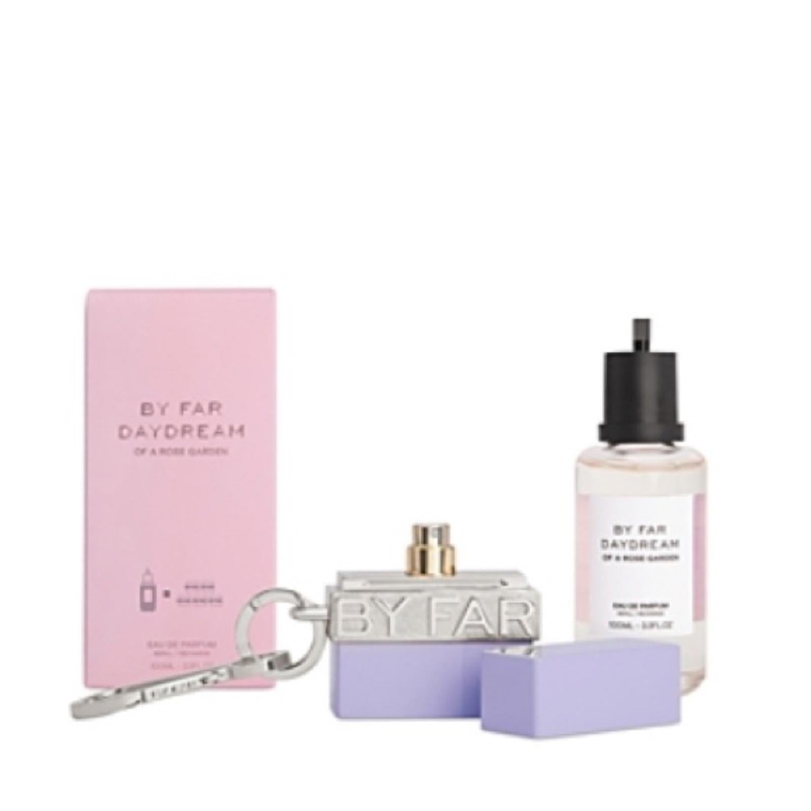 BY FAR Daydream of a Rose Garden Fragrance Set in Purple and Silver, NEW