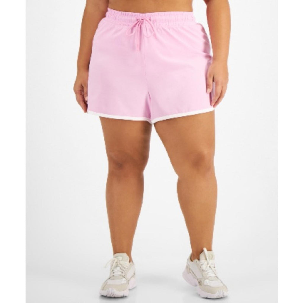ID Ideology Drawstring Running Shorts in Pink Stone, NWT, Size 1X