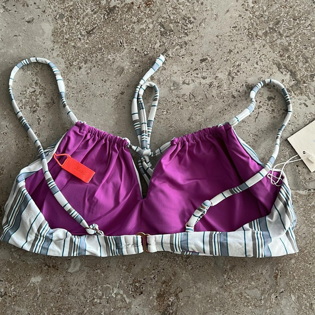 Maaji Skyline Samatha Reversible Keyhole Tie Bikini Top Size XL New w/Tag