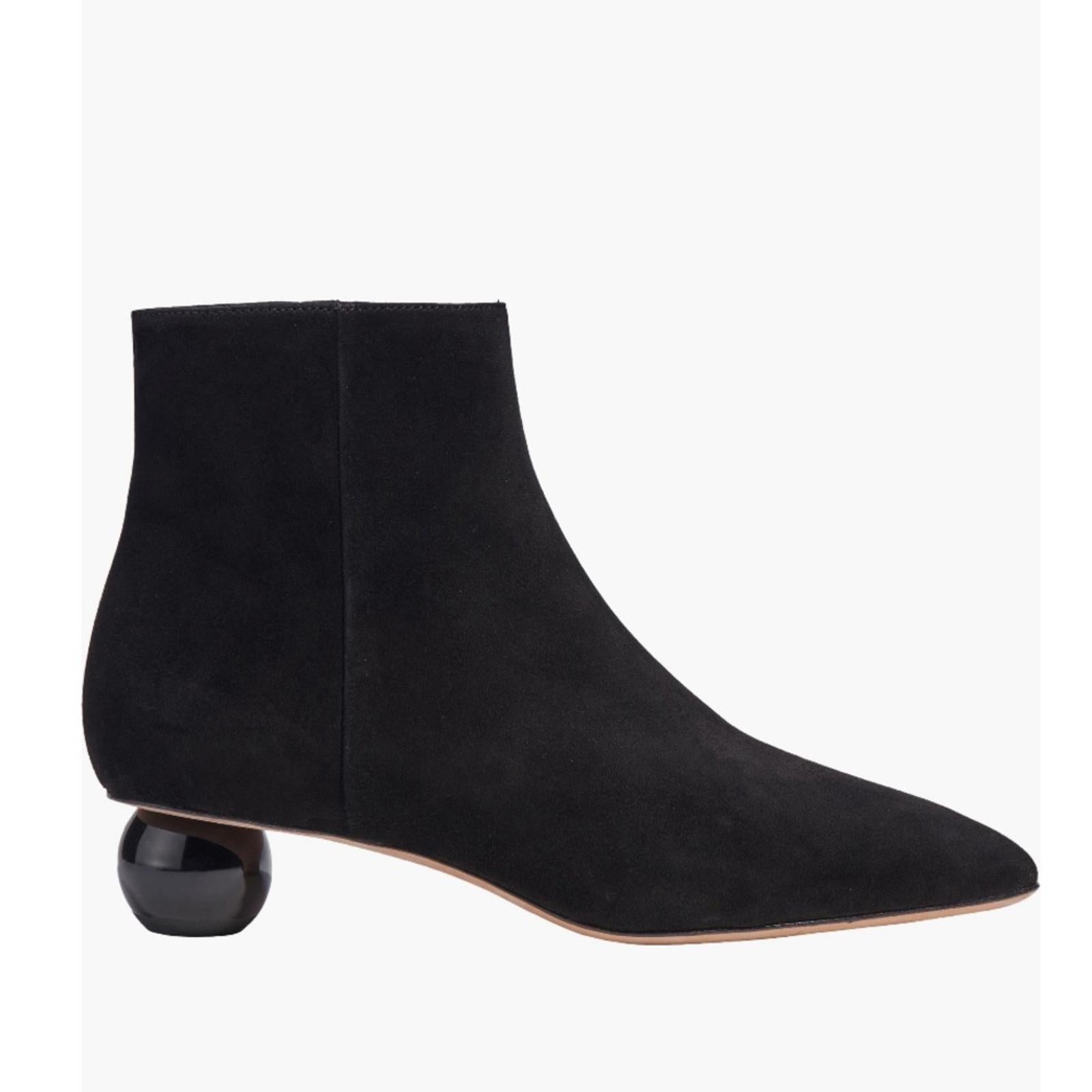 Kate Spade New York Sydney Pointed Toe Dress Booties Black, Size 5.5 New in Box