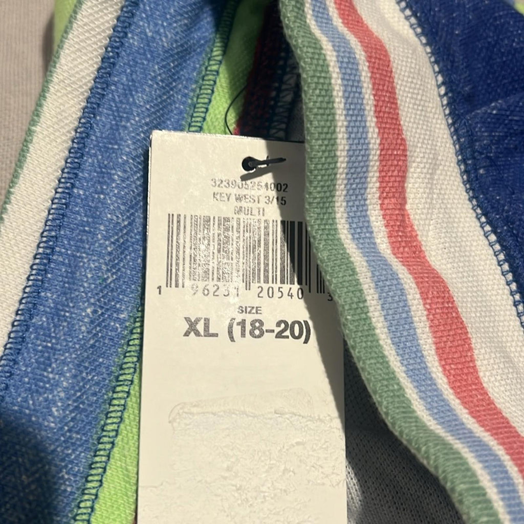 Polo Ralph Lauren Boys' Striped Cotton Mesh Shorts, NWT, Size XL