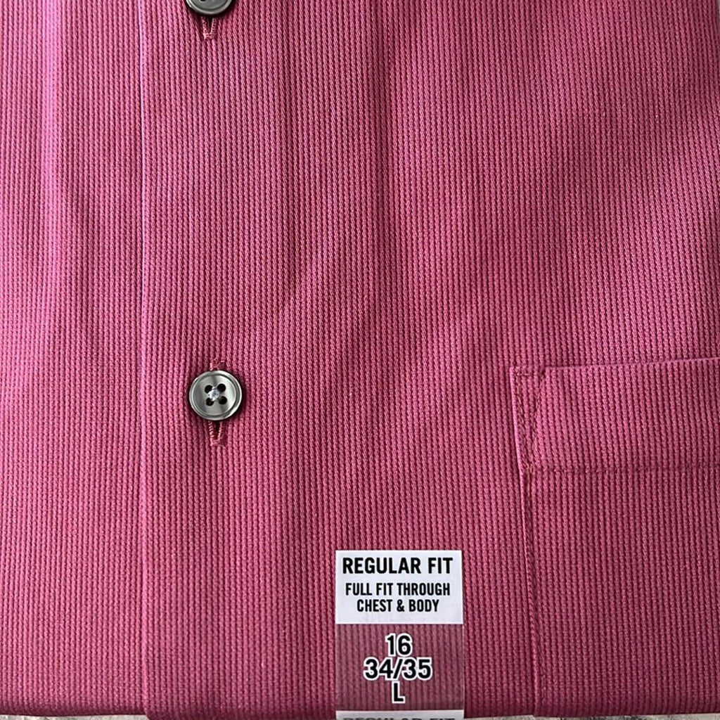 Van Heusen Stretch & Wrinkle Free Stain Shield Dress Shirt, Size 16 (34/35) NWT