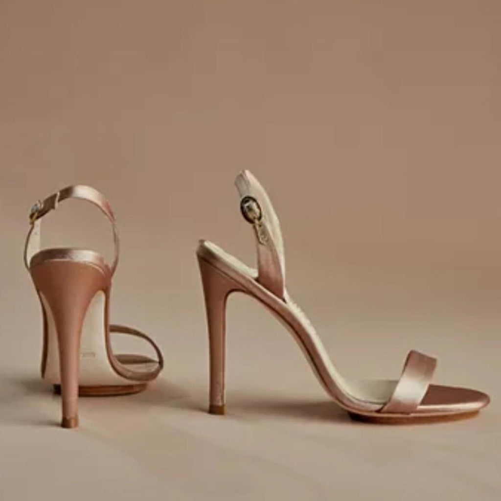 Salone Monet Sable High Heel Sandals, Size 6 New in Box with Dust Bag