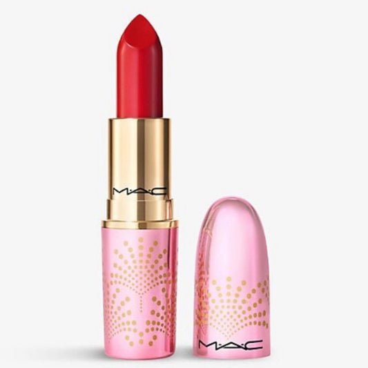 MAC Bubbles & Bows Lustreglass Sheer-Shine Lipstick “PUT A BOW ON IT” NEW no Box