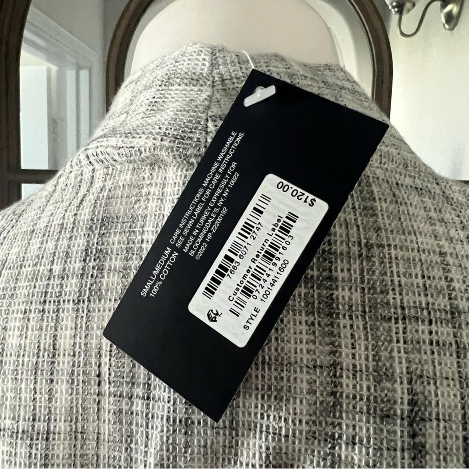 Hudson Park Collection Strié Print Waffle Bathrobe, Size L/XL New w/Tag