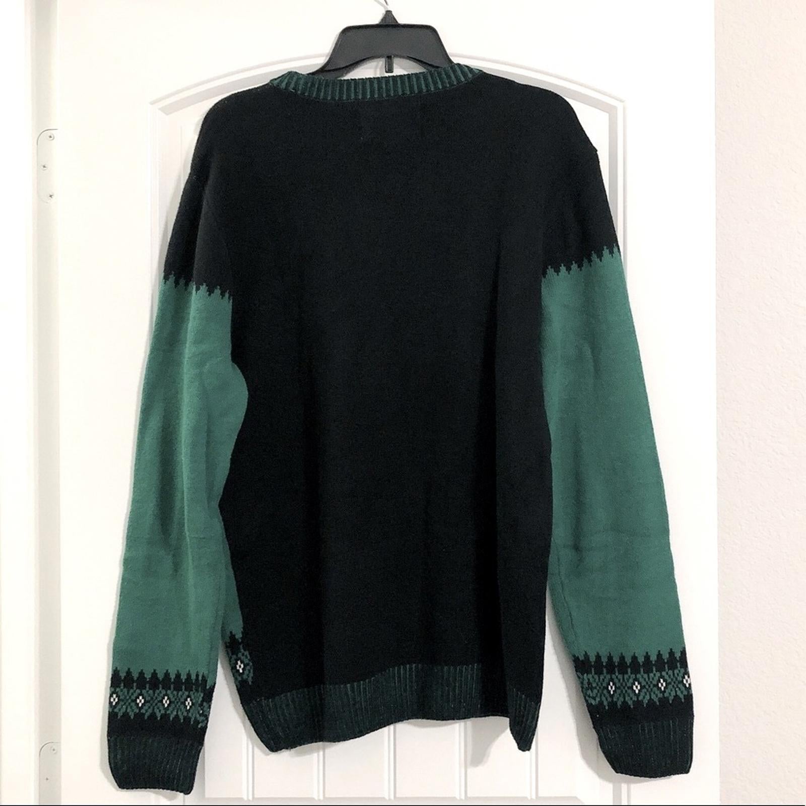NEW Men’s Sweater “Blame it on the Holidays” Christmas Jumper Crew Neck Size M