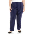 Kasper Plus Size Pinstriped Mid-Rise Straight-Leg Pants, NWT, Size 18W