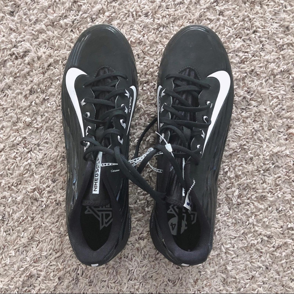 Nike Baseball Lunar Vapor Black Cleats Athletic Men’s Shoes Size 14 NEW w/o Box