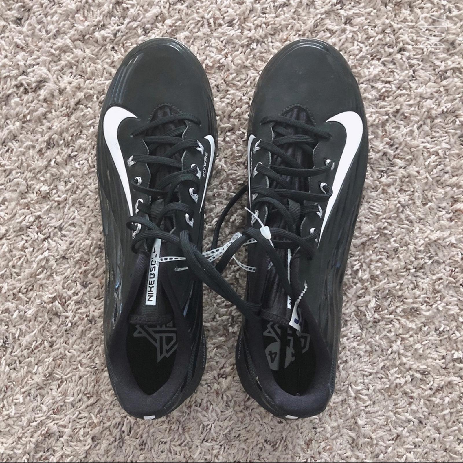 Nike Baseball Lunar Vapor Black Cleats Athletic Men’s Shoes Size 14 NEW w/o Box