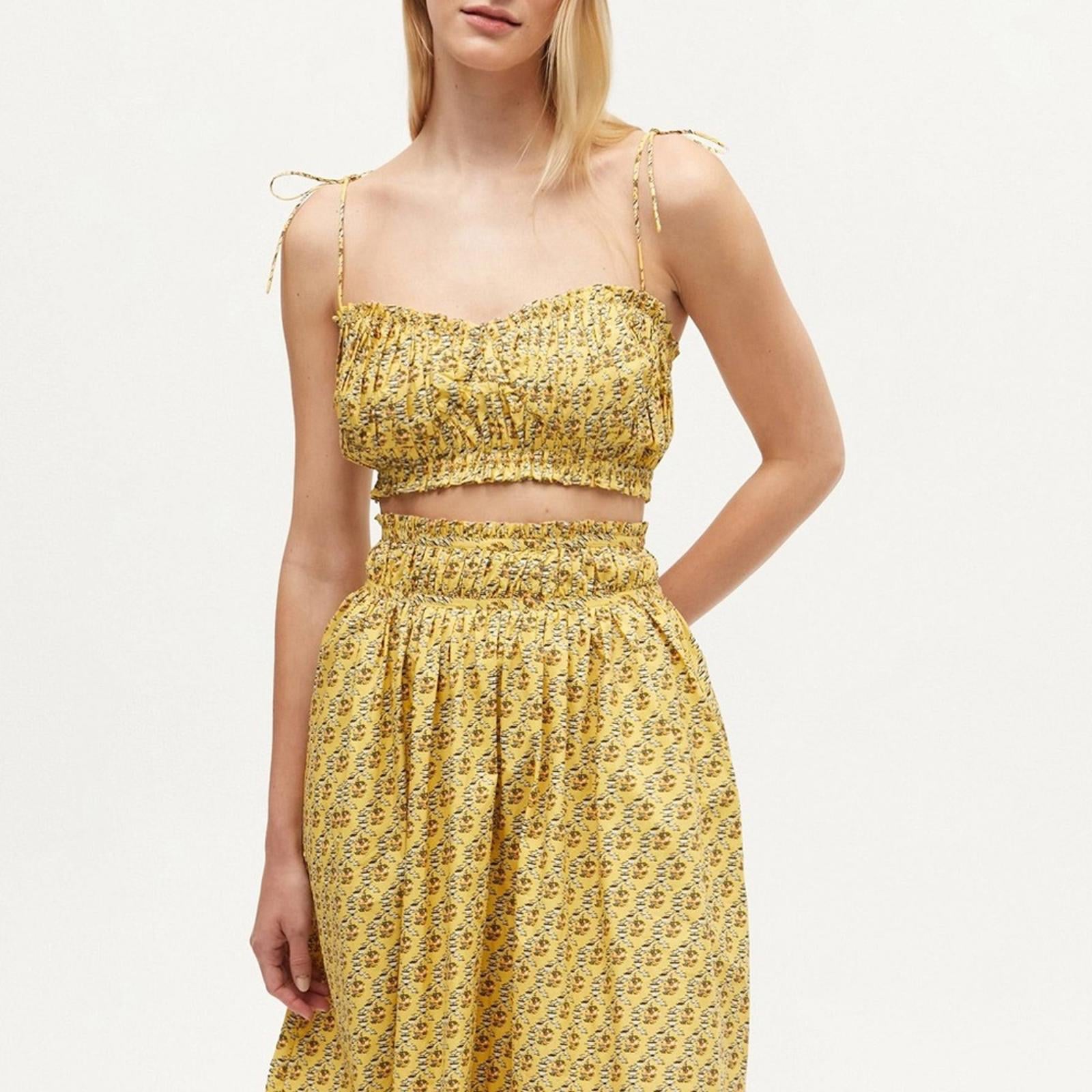RHODE Pari Cropped Bandeau Top, Size 14 New w/Tag Retail $195, SOLD OUT!
