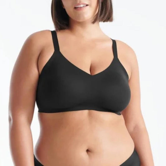 Knix Padded V-Neck Wireless Bra, Black Size 5 (Fits 38C, 38D, 40C) New with Tag