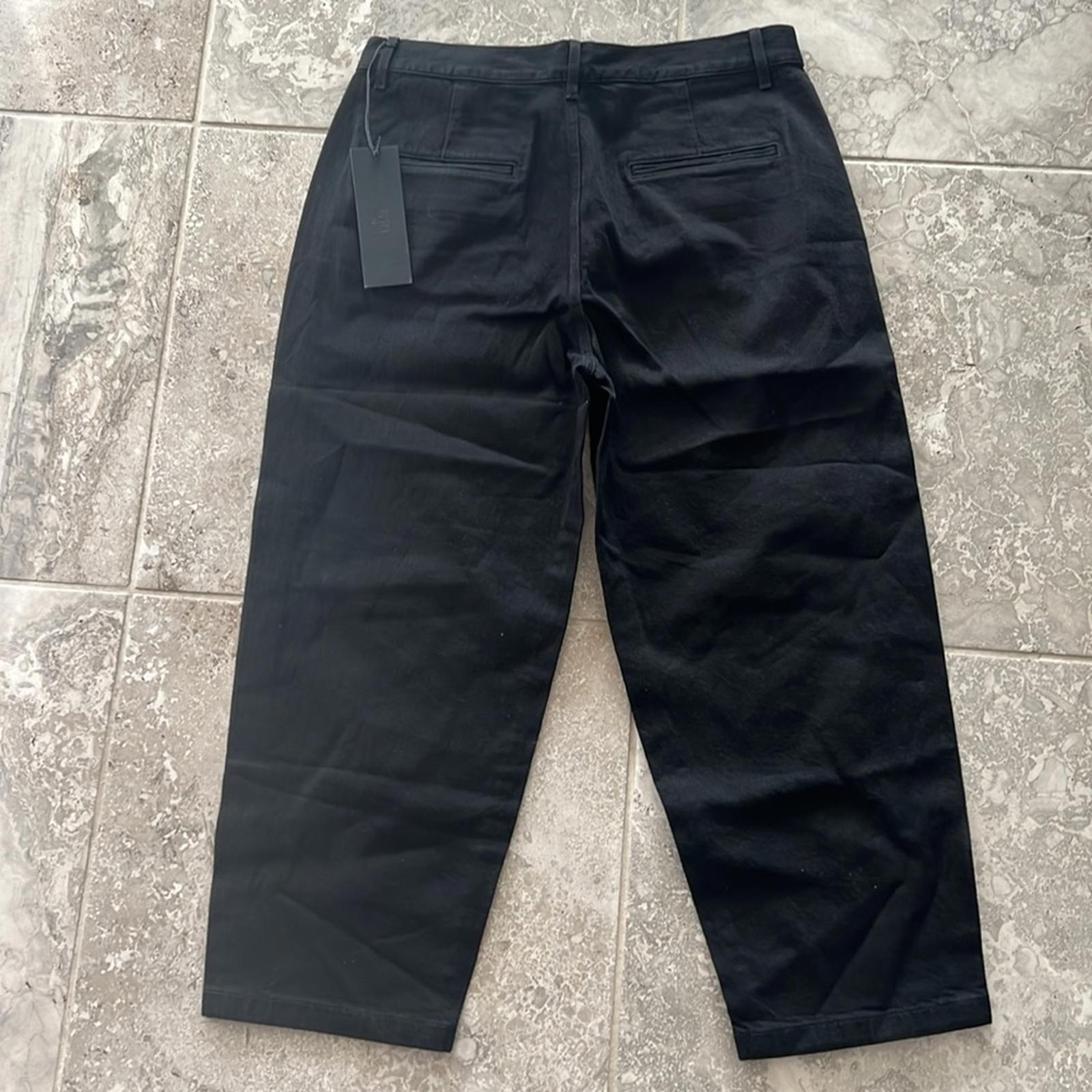 Anthropologie’s Edwin Maiia Cropped Wide Leg Jeans, Black Size S New w/Tag $228