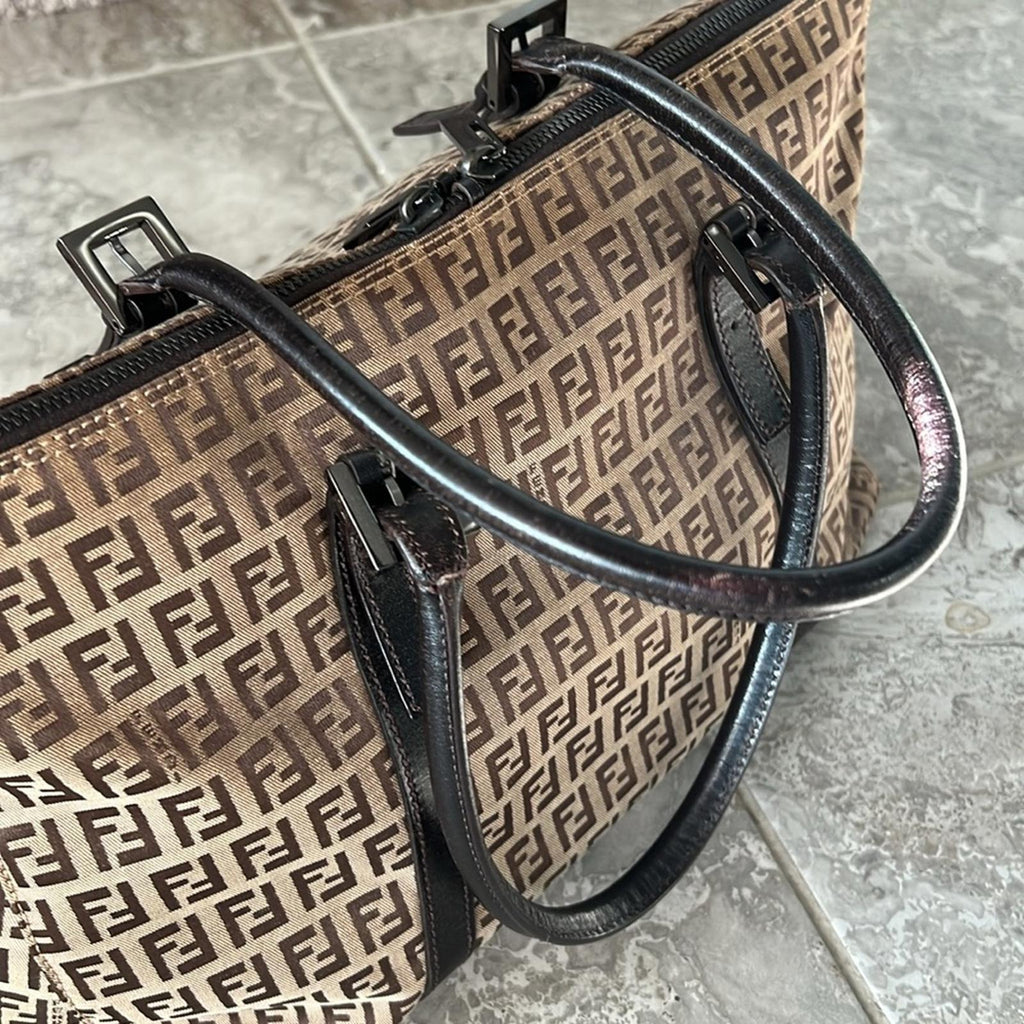 Fendi Zucchino Canvas tote bag EXCELLENT!