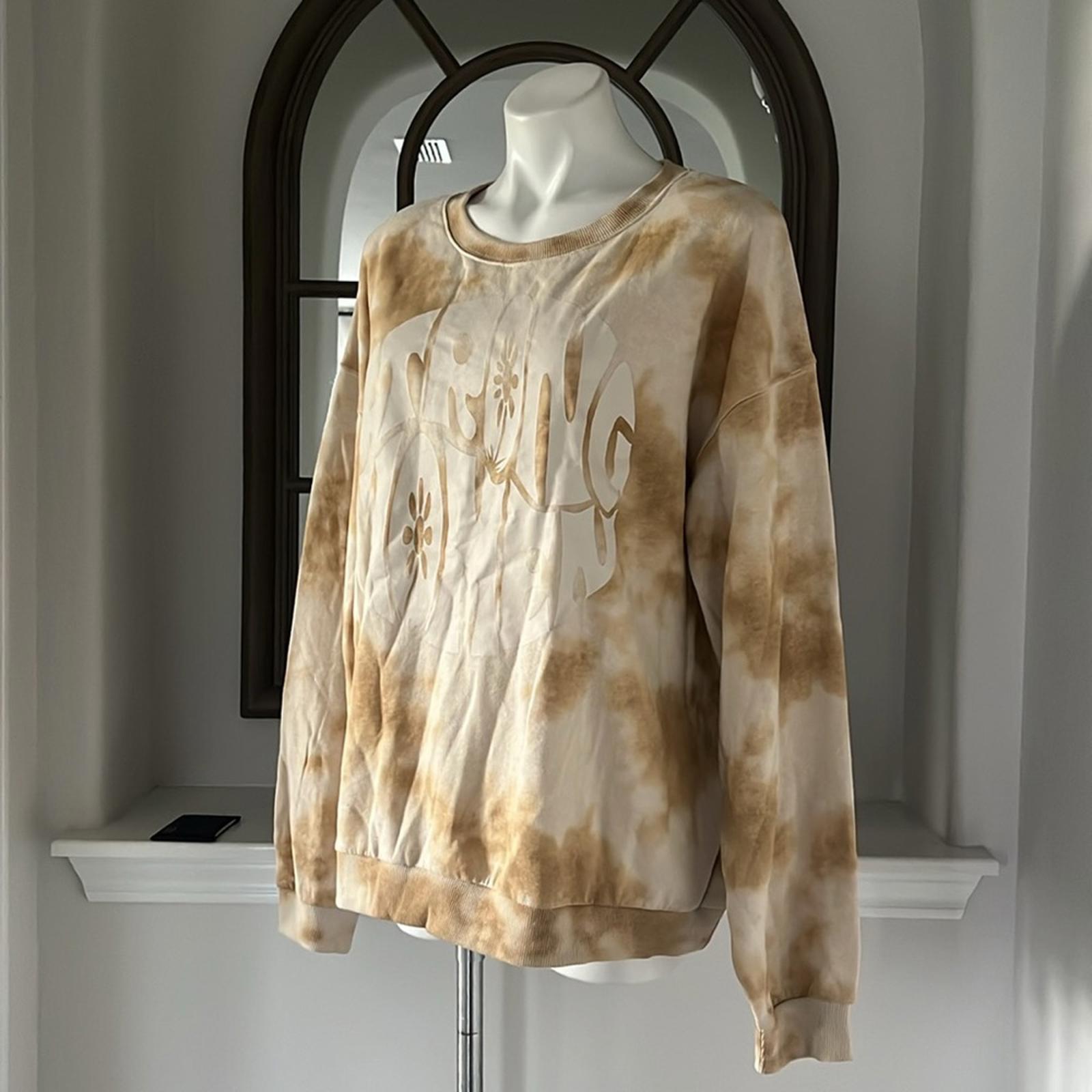 Isaac Morris “Strong Women” Fleece Lined Tie Dye Sweatshirt, Size XL NEW