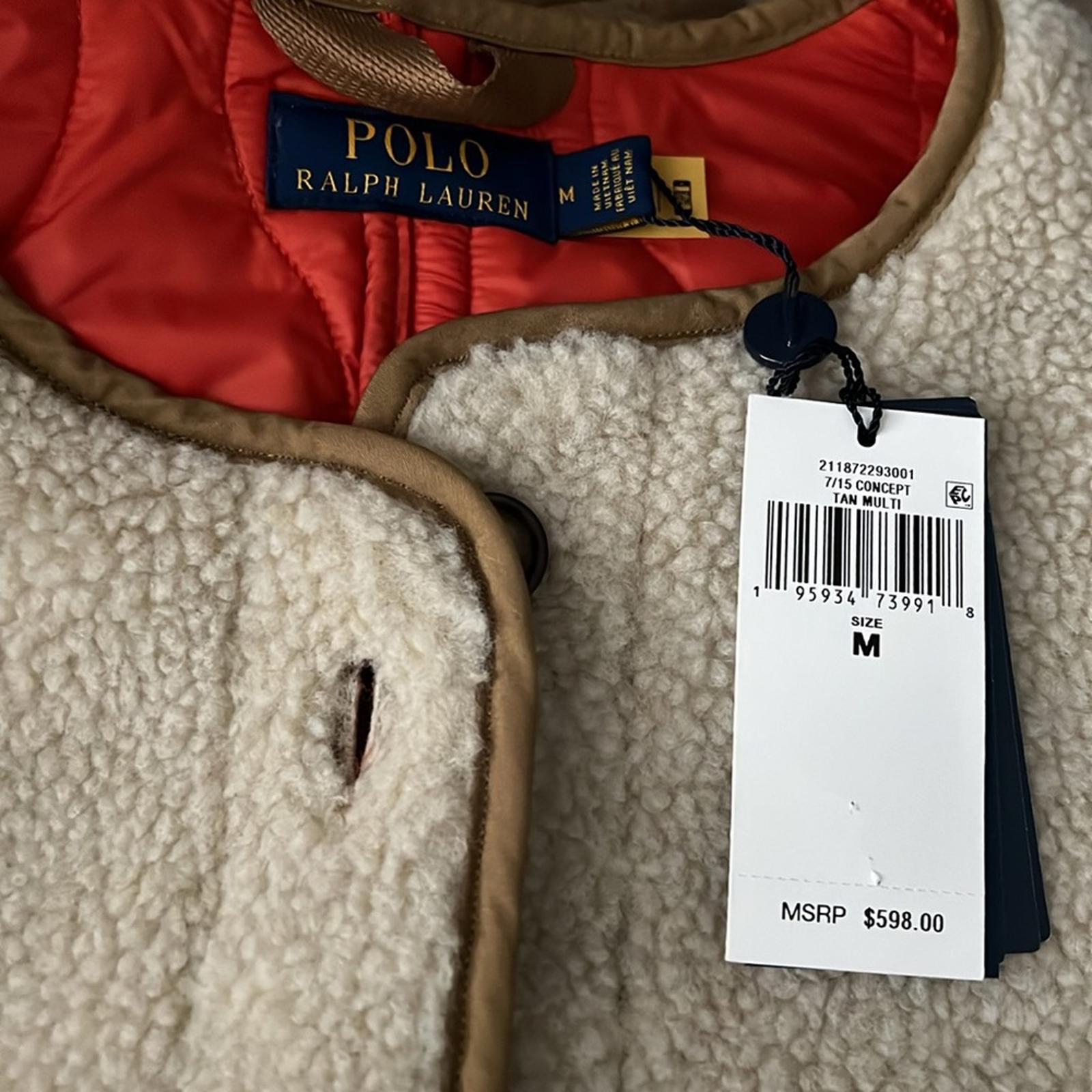 Polo Ralph Lauren Water-Repellent Belted Hybrid Liner Coat Size M New w/Tag $598