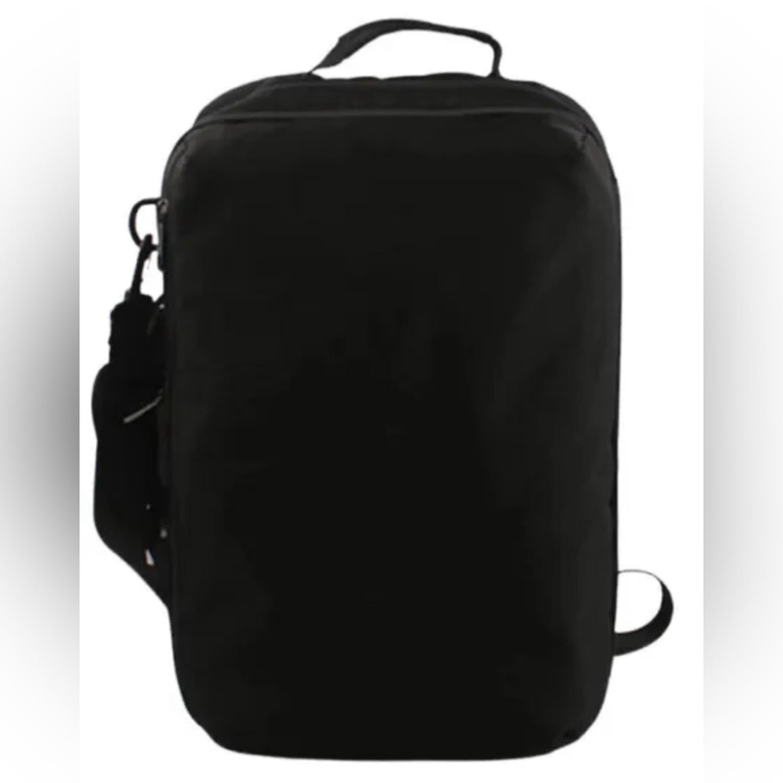 NWT Alfani Tech 3-Way Messenger Bag/Laptop Backpack in Black, New w/Tag $120