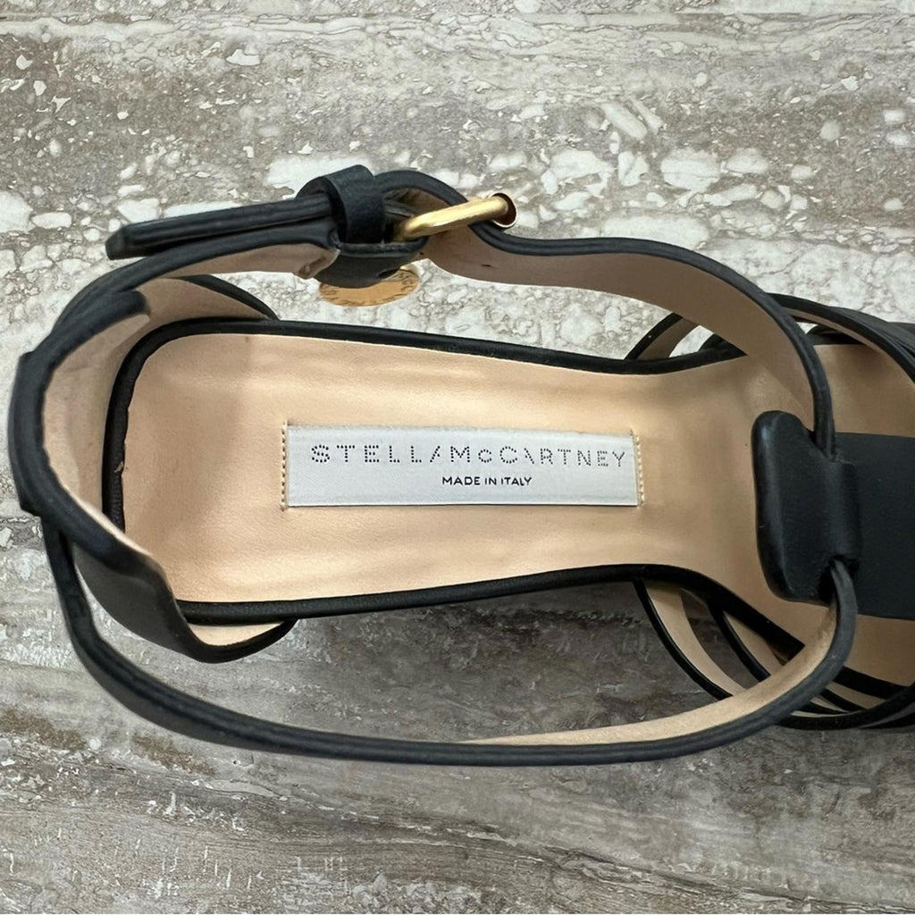 Stella McCartney Cowboy Fisherman High Heel Wedge Sandals 39 New+DustBag $1045
