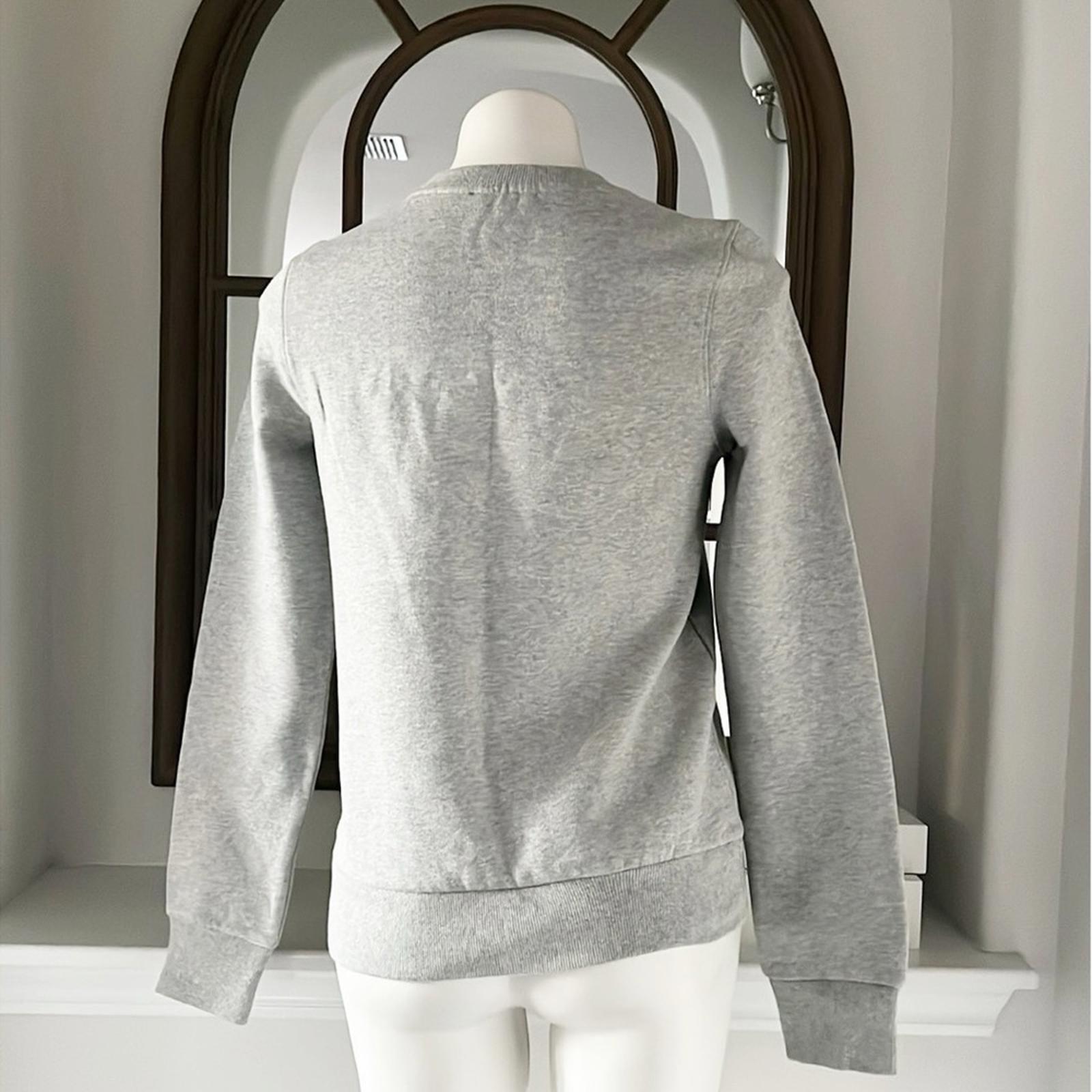 Halogen “WINE IS MY VALENTINE” Sweatshirt, Heather Gray, Size S New w/Tag