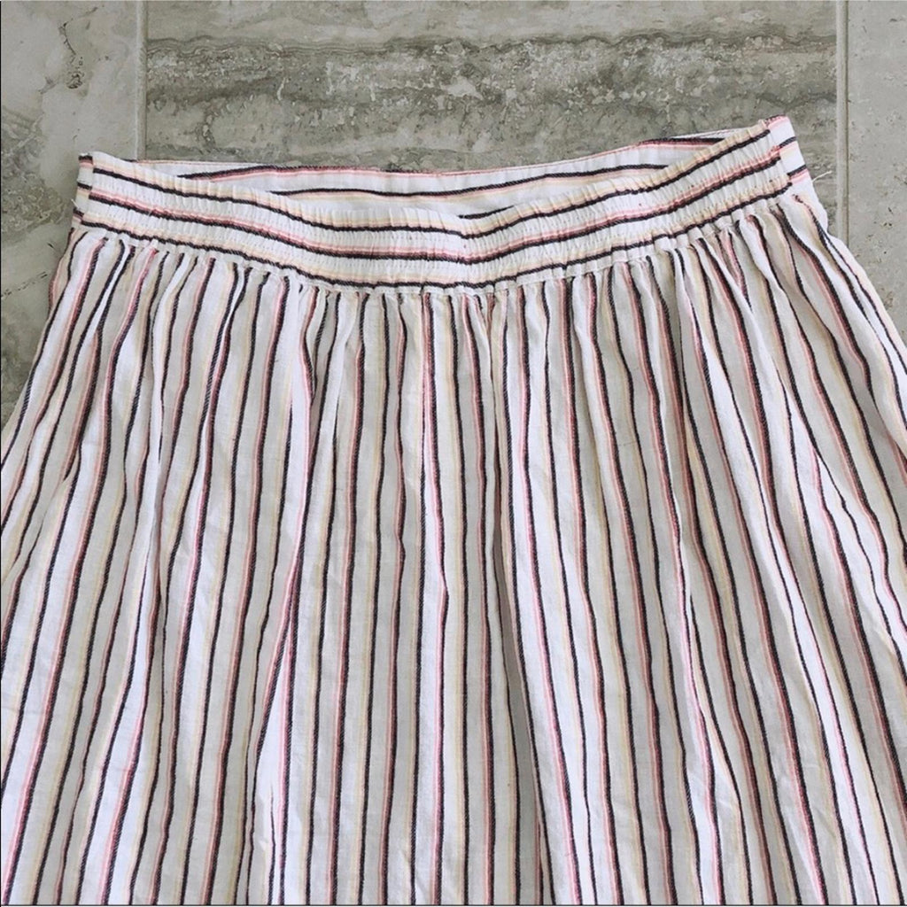 NEW Max Studio Linen-Blend Hi-Low Midi Skirt, Size XXL, New w/Tag